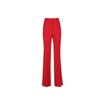MaxMara Studio High Waist Straight Leg Trousers