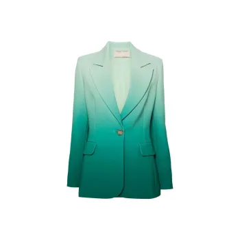 ELIE SAAB Business Suits Coats Women's Grass Green