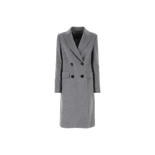 MaxMara Studio Coats Women's Gray