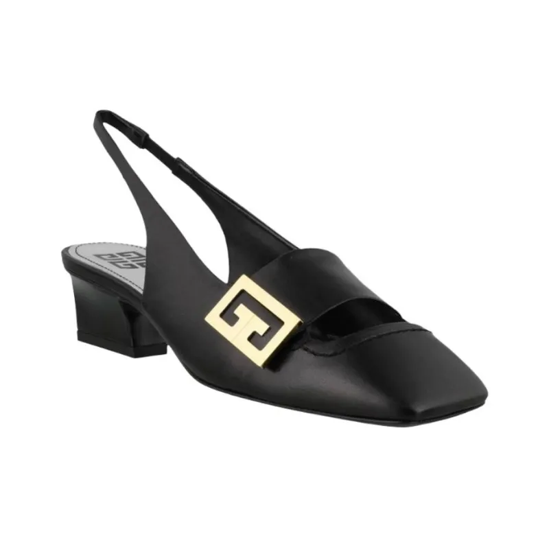 Givenchy Chunky Heel High Heels Women's Black-2