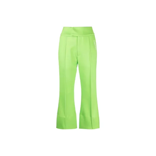 KHRISJOY Knitted Sweatpants Women's Green