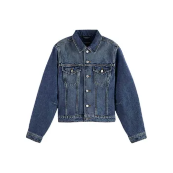Scotch&Soda Denim Jacket Women's Washed Blue