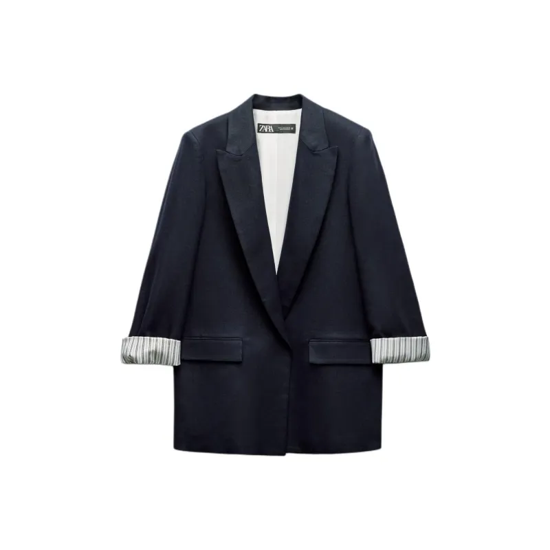 ZARA Business Suit Women's Blue-0