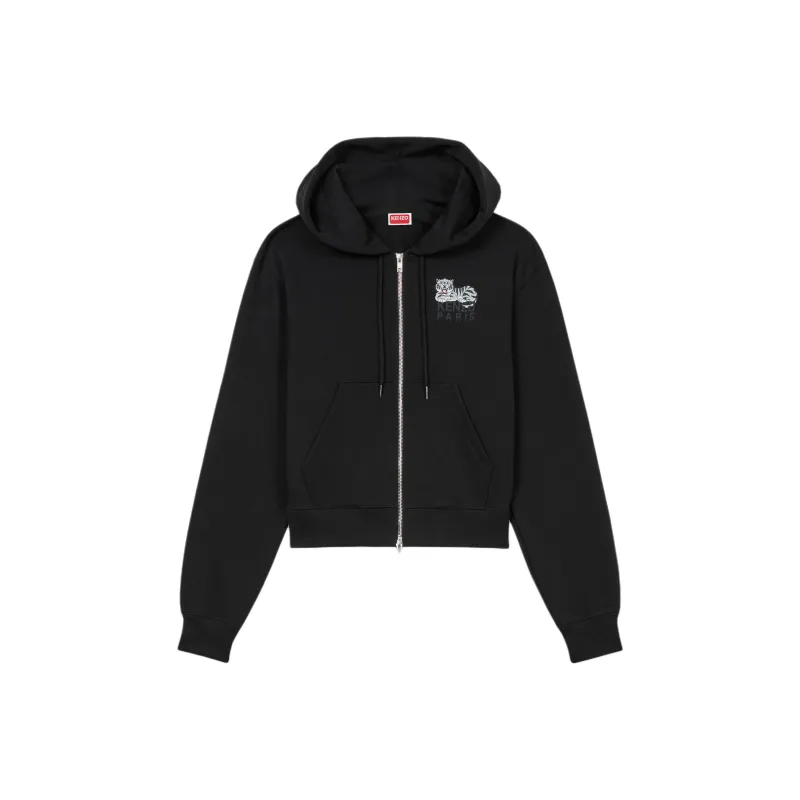 KENZO Happy Tiger Zipped Hoodie-0