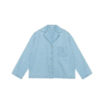 LOEWE Denim Jackets Women's Blue