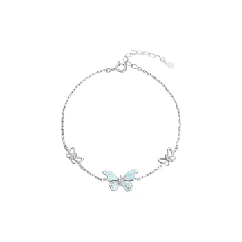 CHUVORA Wedding S925 Silver Bracelets Women's