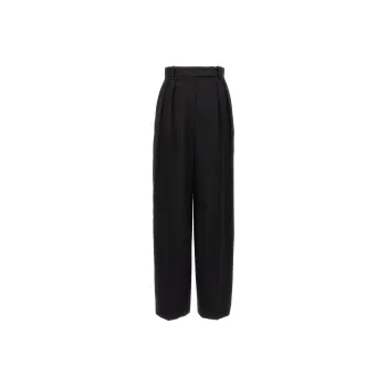 KHAITE Cessie High Waist Straight Leg Trousers