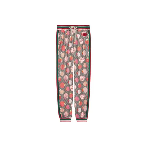 GUCCI Knitted Sports Pants Women's Brown