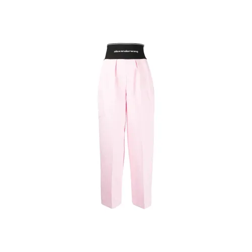 Alexander Wang Logo Intarsia Straight Leg Trousers