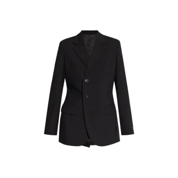 KENZO Single Breasted Logo Patch Jacket