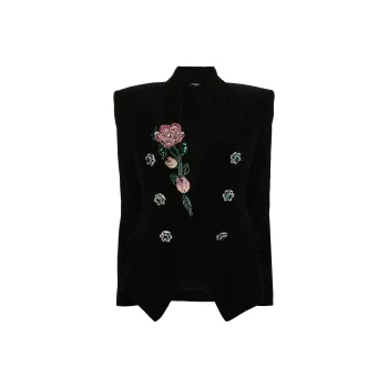 BALMAIN Crystal-embellished Blazer