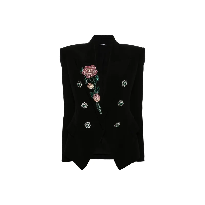 BALMAIN Crystal embellished Blazer-0
