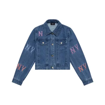 MLB Fashion Sports Collection New York Yankees 24FW Denim Jacket Women's Indigo