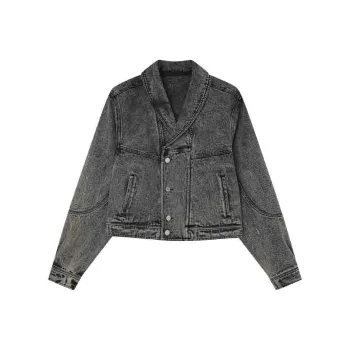 LOUISY AO Denim Jacket Women's Black