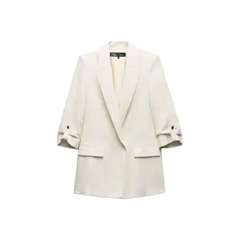 ZARA Business Suit Women's Raw White