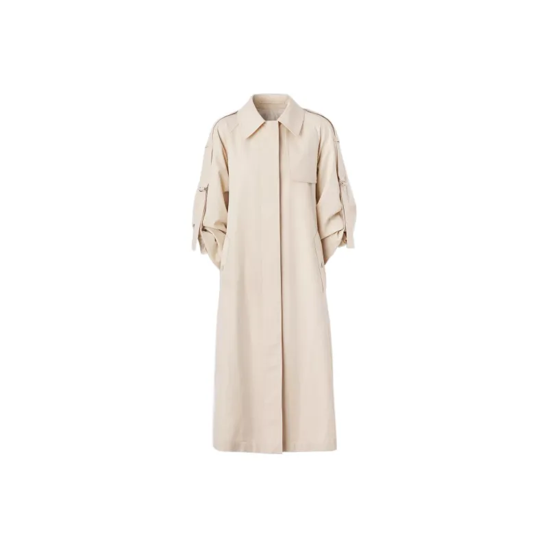 Burberry SS22 Trench Coat Women's Light Stone-0