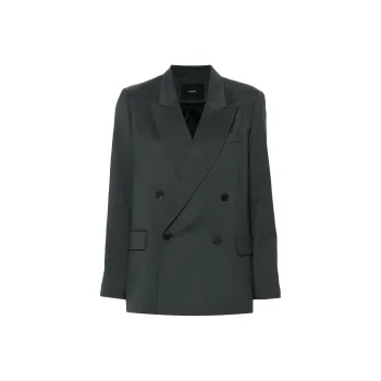 JOSEPH SS24 Business Suits Coats Women's Stone Gray