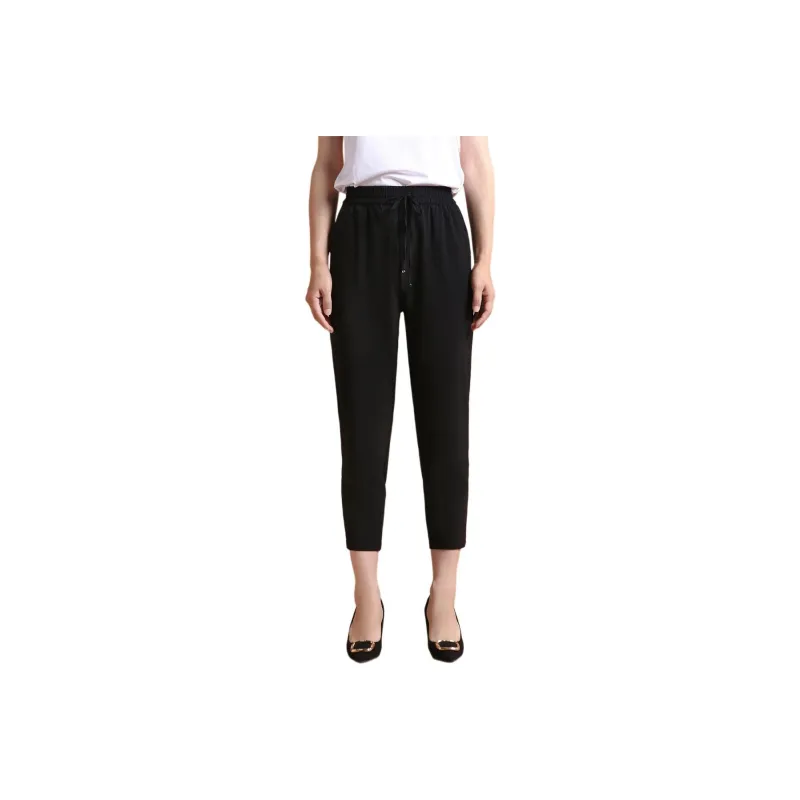 FENHONGMALI Casual Pants Women's Black-0