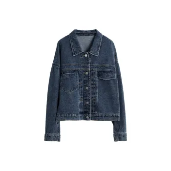 ELLE Denim Jackets Women's Denim Blue
