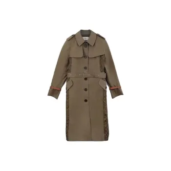 COACH Trench Coat Women's Laurel Green