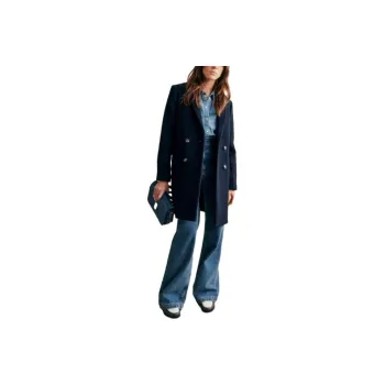 Sézane Coats Women's Blue