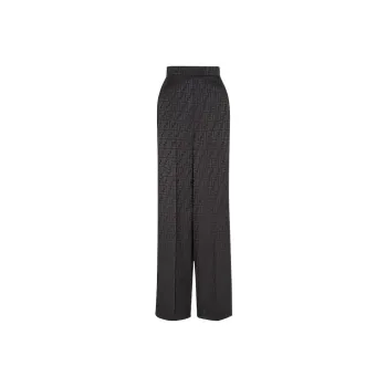 FENDI Ff Motif Wide Leg Pants
