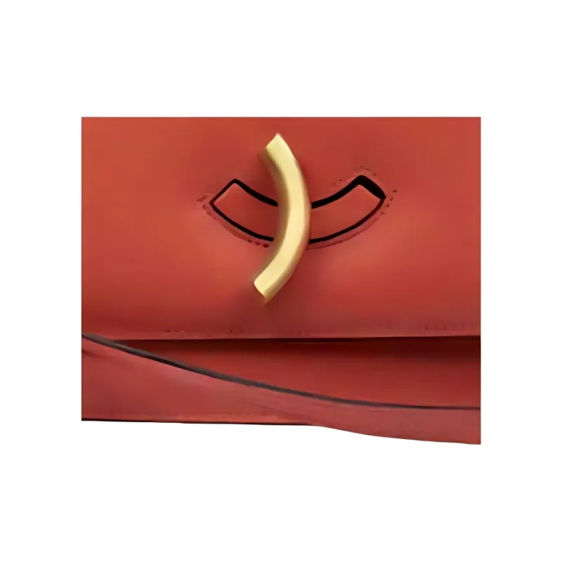 Little Liffner Cow Leather Shoulder Bag Small Size Women's Tomato Red-1