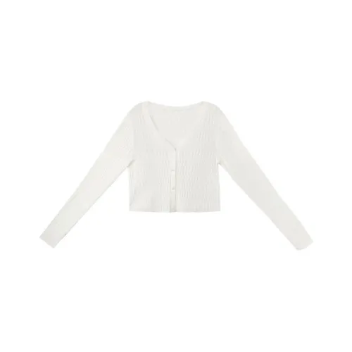 WUPODAMANVZHUANG Knitwear Women's Soft White