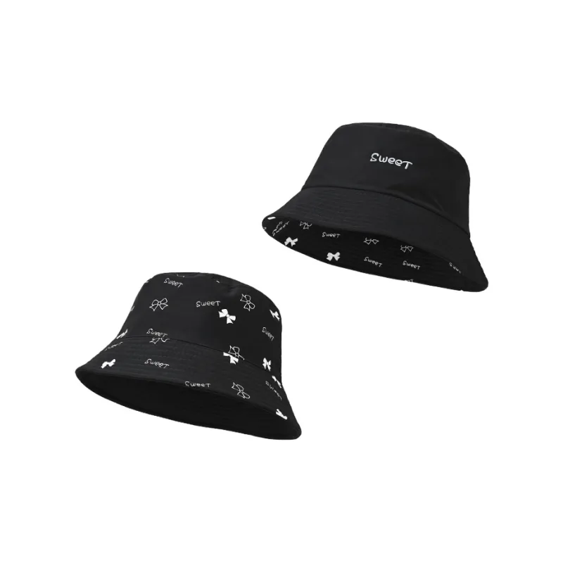 FREE RABBITⅡ Casual Versatile Sweet Style Bowknot UV Protection Bucket Hats Unisex-5