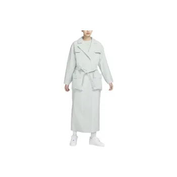 Nike Trench Coats Women's Light Silver