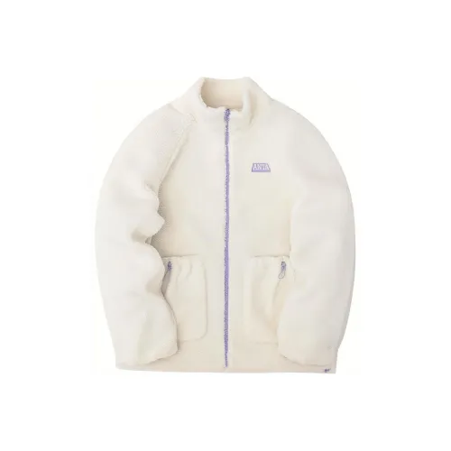 ANTA Life Collection Velvet Jackets Women's White