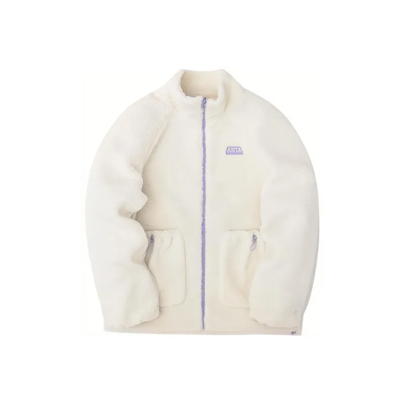 ANTA Life Collection Velvet Jackets Women's White-0