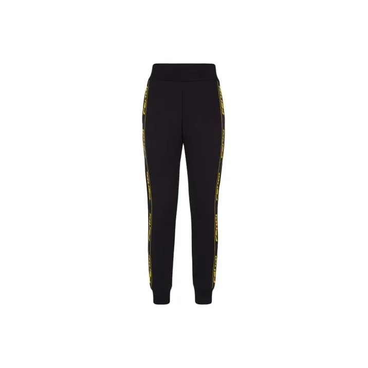 FENDI Knitted Sweatpants Women's Black-0