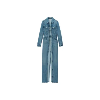Alexander Wang Tie front Denim Trucket Coat