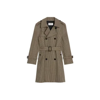 CELINE SS24 Trench Coat Women's Caramel
