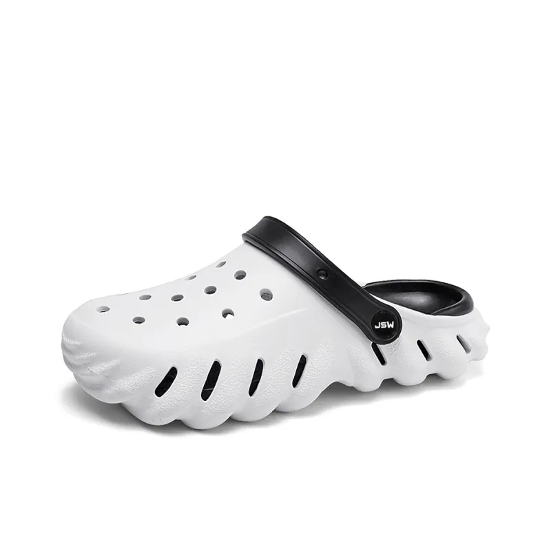 JEANSWEST Classic Patchwork Design Clogs Unisex-1