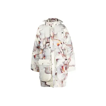 Henrik Vibskov Padded Drawstring hooded Parka Coat