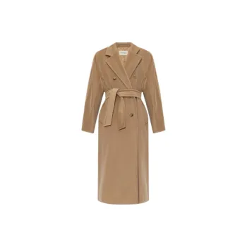 MaxMara Madame Belted Long Coat