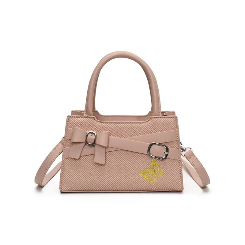 Yalu PU Handbag Unisex Black/Brown/Pink/White-12