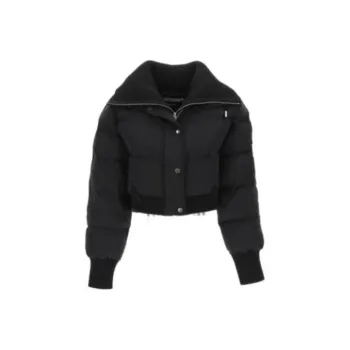 Jacquemus La Doudoune Briciola Cropped Puffed Jacket 'Black'