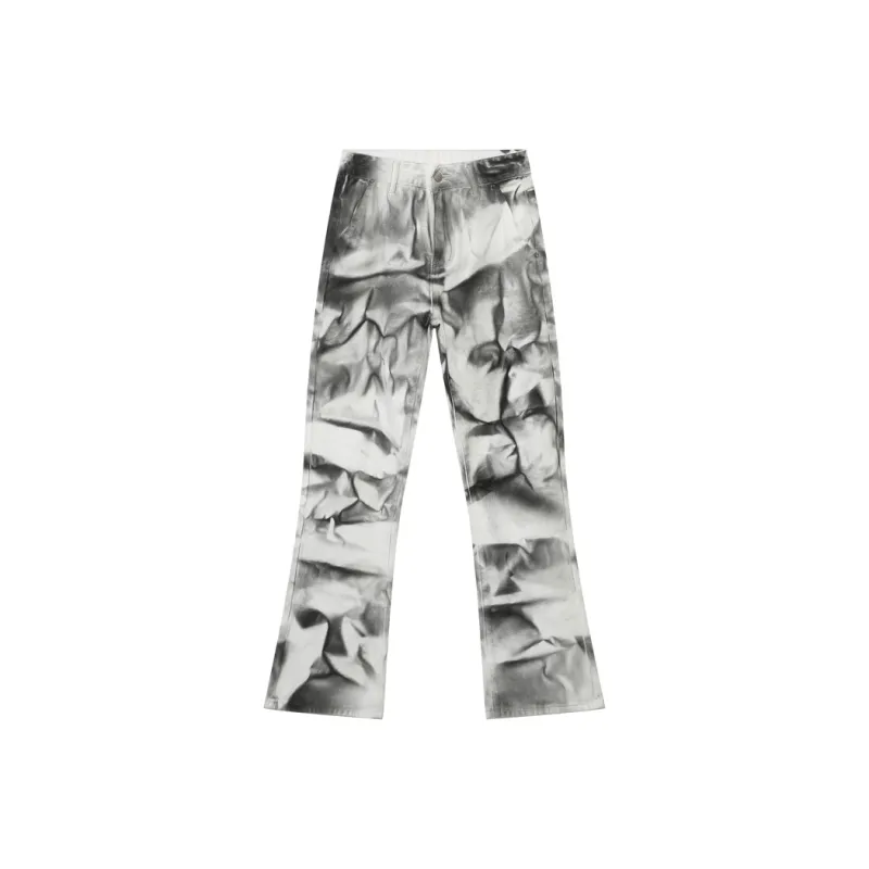 Voguo Relay Jeans Unisex Tuhao Black White-0