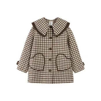 Pit Cropped Coats Women's Plaid