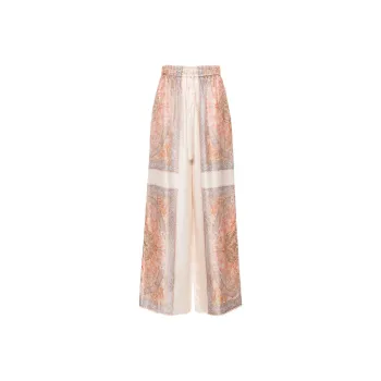 Zimmermann Illustration Paisley Printed Track Pants