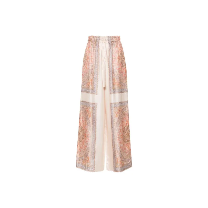 Zimmermann Illustration Paisley Printed Track Pants-0