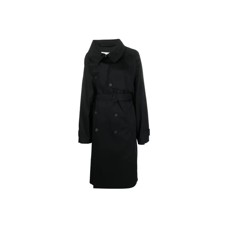 Balenciaga SS23 Trench Coat Slim Fit Women's Black-0