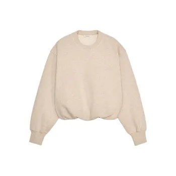 ZARA Sweatshirt Women's Zebra Print Brown Yellow