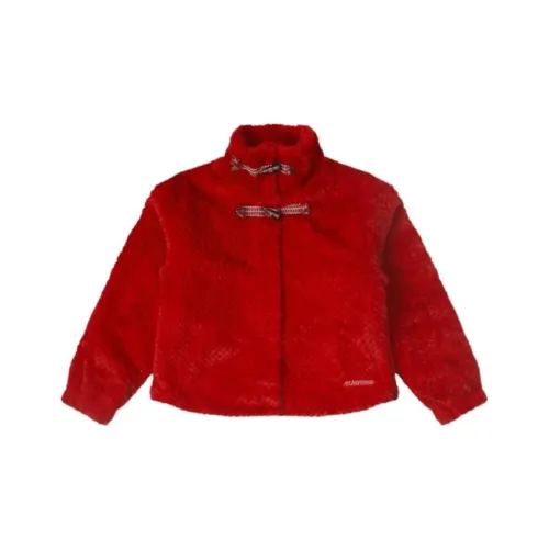 Converse FW23 Velvet feel Coat Women's Red