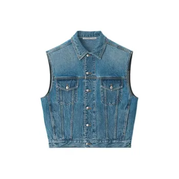 Alexander Wang Bonded Oversize Denim Waistcoat