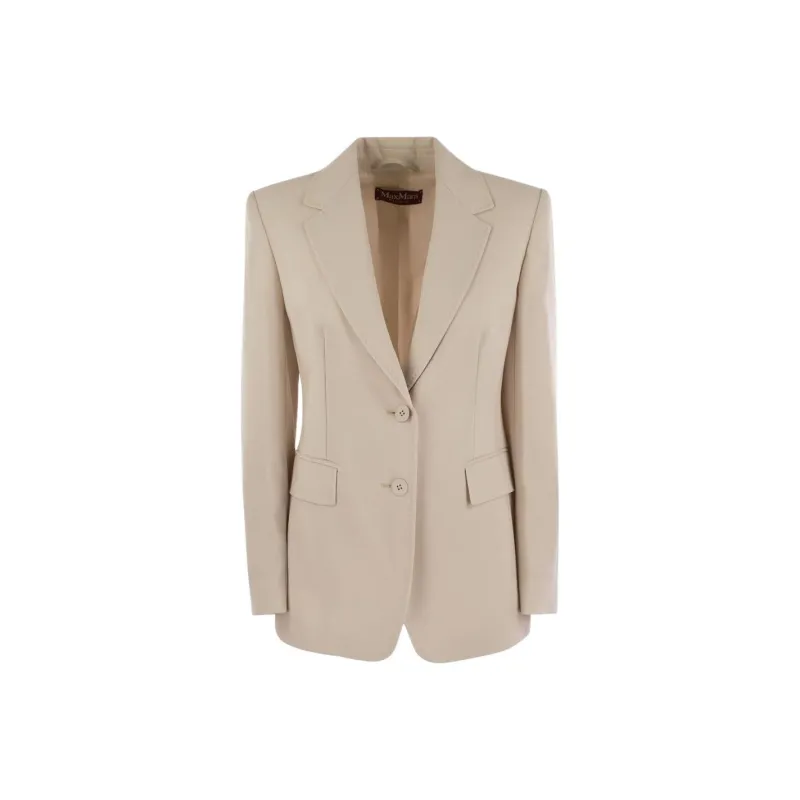 MaxMara Studio Single Breasted Long Sleeved Jacket-0