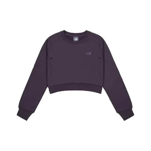 New Balance NB Grey Sweatshirt Women's Purple